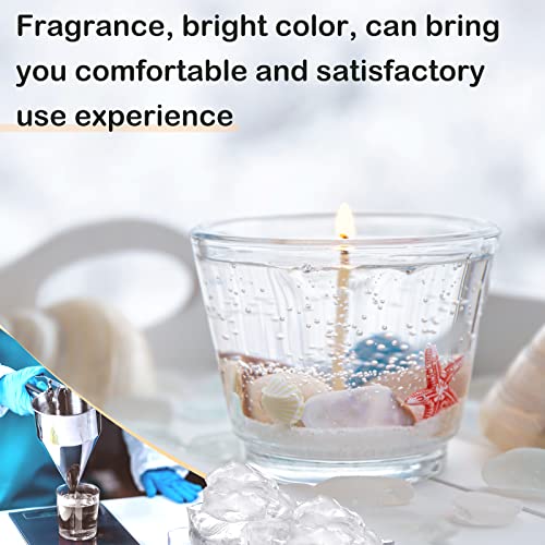 Mtlee 2.2 Lb High Density Clear Gel Wax For Candle Making Transparent Gel Candle Wax Jelly Candle Bulk For Diy Handmade Projects Material Supplies #TOP3