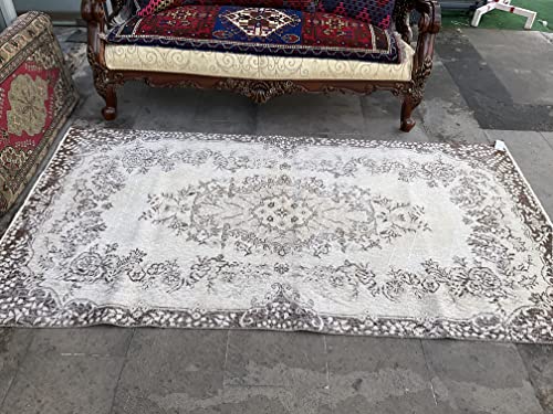 Turkey Rug, Vintage Decor Rug, Organic Wool Turkish Rug, Bedroom Decor Area Rug, Large Size Carpet, Free Express Shipping #TOP2