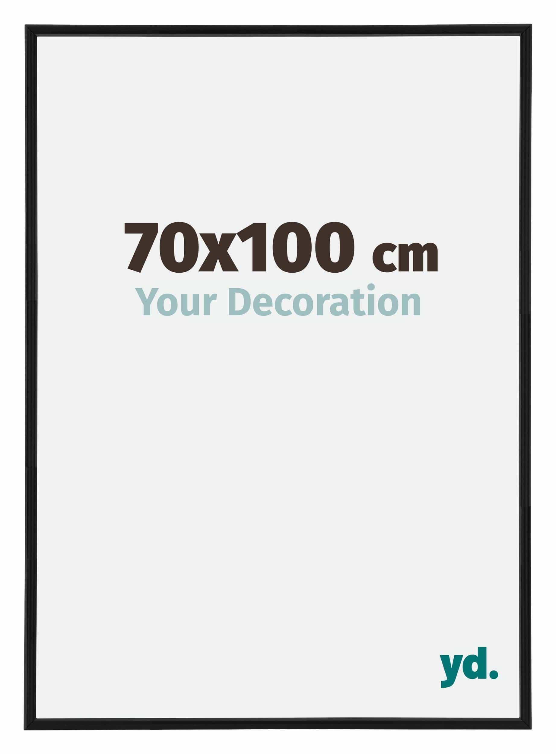 yd. Your Decoration - Puzzlerahmen 70x100 cm - Schwarz Matt - Puzzlerahmen 1500-2000 Teile - Kunststoff Bilderrahmen - Annecy