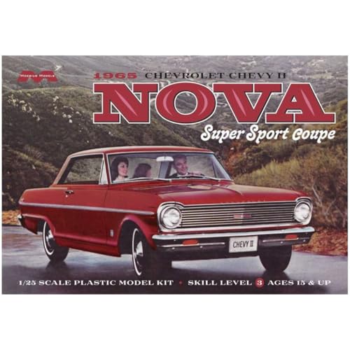 Moebius Models 2322 1965 Chevy Nova Super Sport miniatura 1