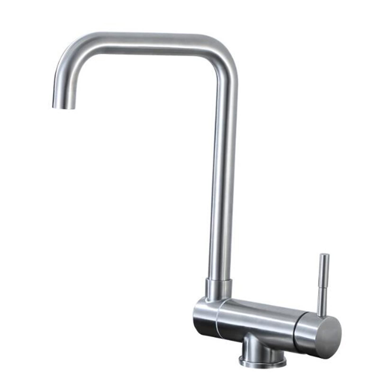 Robinet cuisine pliant en acier inoxydable brossé durable et élégant