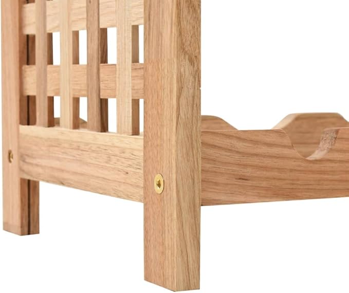 Estante para Vino de 25 Botellas, Madera de Nogal, Estilo Moderno miniatura 8