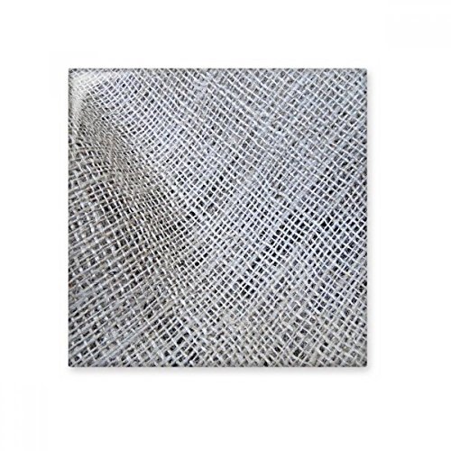 Carreaux de céramique en bisque de lin gris abstrait chic L