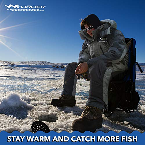 WindRider Ice Fishing Suit Insulated Bibs & Jacket Flotation Tons of Pockets Waterproof Gear for Ice Fishing and… - Image 7