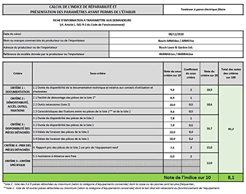 Bosch gazonmaaier ARM 37 (1400 Watt, Maaibreedte: 34 cm, in Kartonnen doos) - Afbeelding 7
