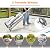 Giantex 48000 BTU Outdoor Propane Heater, Stainless Steel Patio Heater with Drink Shelf Table, Free Standing Propane Gas Heater w/Wheels, Flameout & Tip-over Protection, CSA Certificated, Silver
