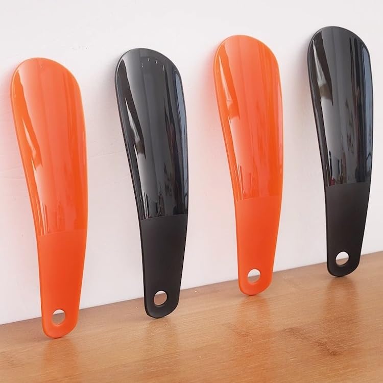 Calzadores Calzador Calzador de plástico Calzador que se puede colgar Dispositivo para llevar zapatos en casa Dispositivo para llevar zapatos de forma perezosa Calzador Calzador de viaje (A)