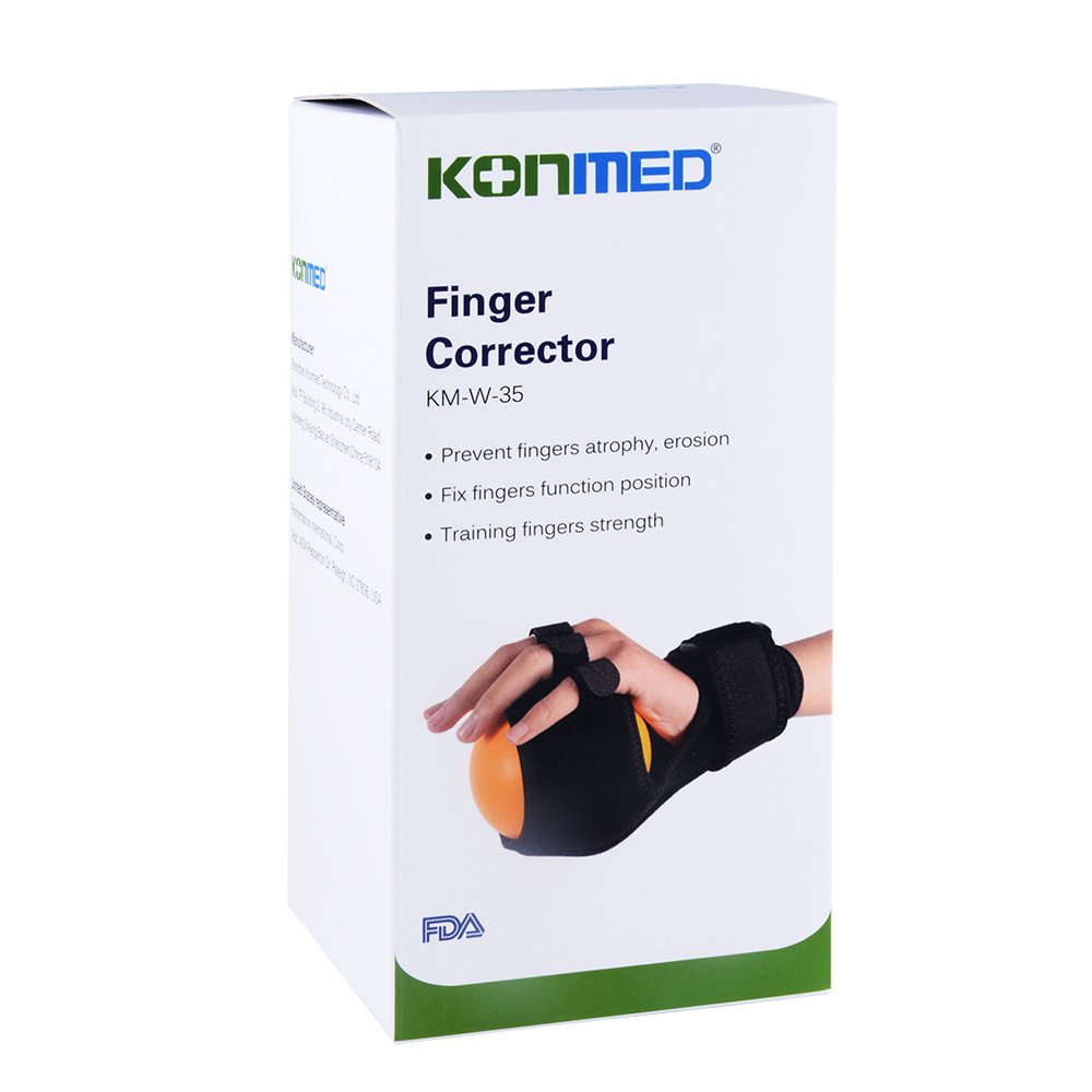 OBER - Attelle avec balle Anti-Spasticité, pour améliorer le fonctionnement de la main par des exercices de réhabilitation, orthèse d'exercice