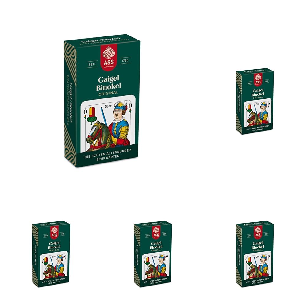 ASS Altenburger FSC Gaigel/Binokel, württembergisches Bild in Faltschachtel, White (Packung mit 5)