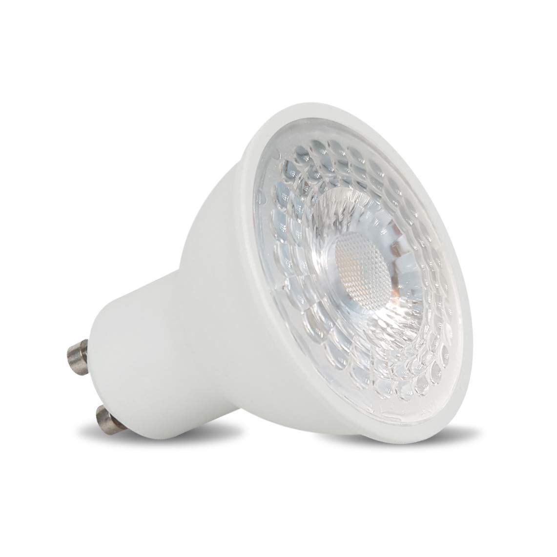 LED Einbaustrahler für große Lochausschnitte für einen Einbaudurchmesser von 68mm bis 180mm geeignet Aluminium Spot Einbauleuchte schwenkbar Edelstahl geb. DSK4 GU10-230V Inkl. LED dimmbar warmweiß