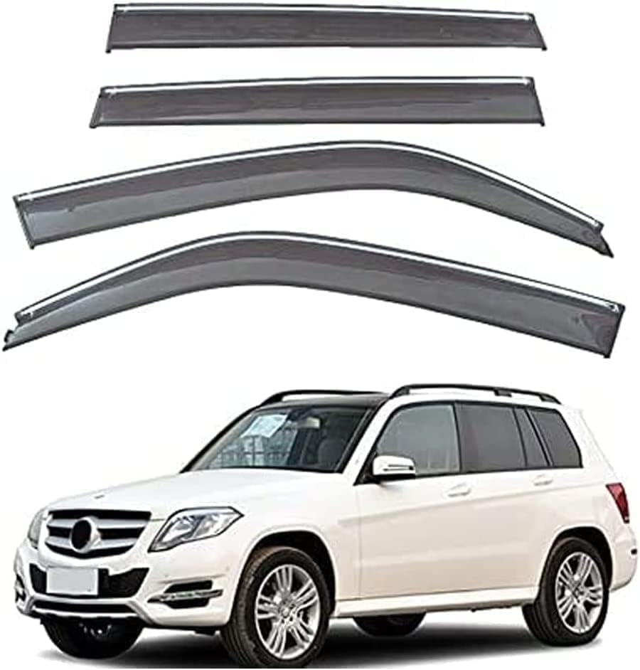 Déflecteurs Benz GLK anti-buée et pluie pour vitre latérale de voiture