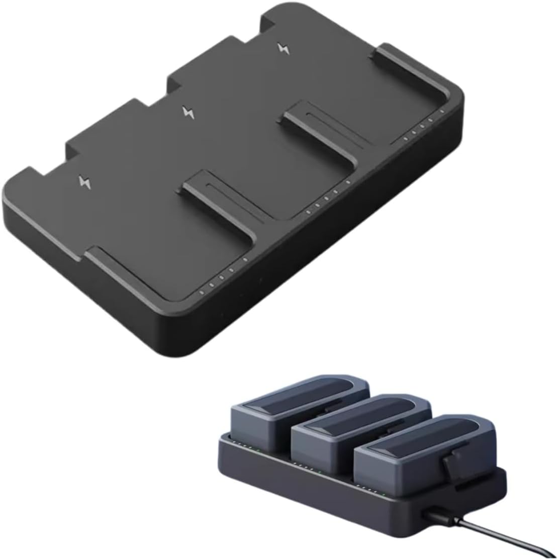 Charging Hub Compatible with BETAFPV Aquila 20 Series, 3-Bay Battery Charging Hub, PD3.0 Fast Charging, Smart Power Distribution, All-in-One Storage & Charging