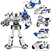 AJIAO Giocattoli Tránsformérs, 5 in 1 City Defenders Manual Deformed Car Robot Model, Personaggi dei Film Giochi Figure, per Bambini dai 6 Anni in su