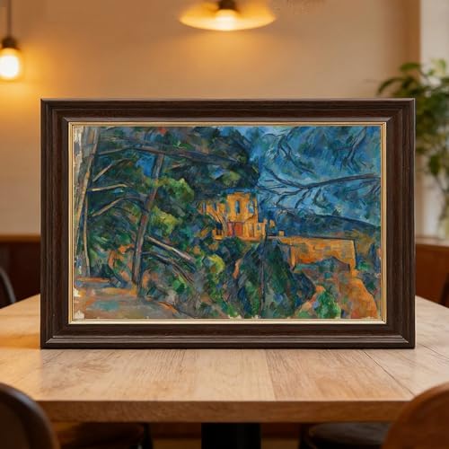 Impression toile Château Noir Cézanne édition d'art encadrée