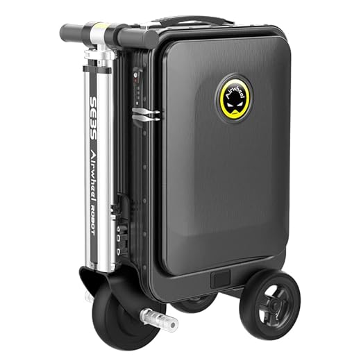 Can motorized luggage go on a plane Airwheel SE3S Smart Rideable Suitcase