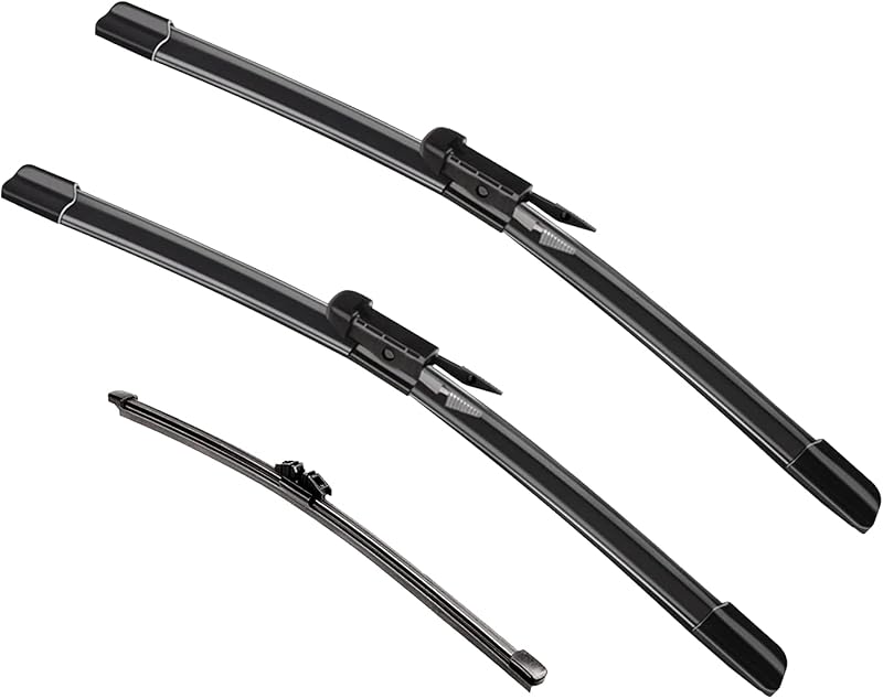 Jogo de palhetas do limpador de para-brisa ZIXMMO para Ford Explorer 2011–2024 – 3 unidades