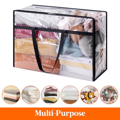 Lifewit 4 Pack Clear Plastic Storage Bags - Image 4