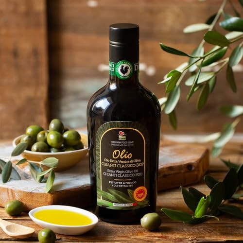 EMILIA FOOD LOVE | Extra Virgin Olive Oil Chianti Classico DOP - 16.9 fl.oz (1.06 pt) 500 ml