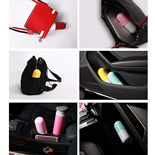 Pawaca Ultra Luces y Pequeñas Viajar Anti-UV Mini Plegable Paraguas con la Caja Linda Creativa de la Cápsula, 5 Doblar Compacto Bolsillo Sombrilla Paraguas para Mujeres Niñas Niños