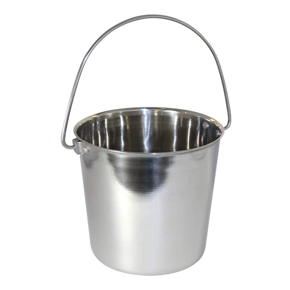 2 Quart Stainless Steel Bucket Pail with Handle