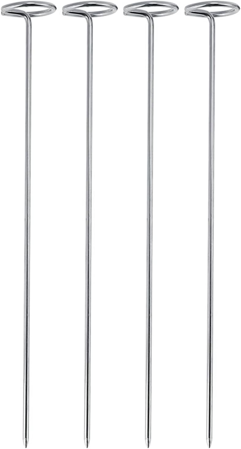 Fdit Replacement BBQ Stainless Steel Rack Double Layer Skewers Baking Non Stick Tray Premium Hot Air Fryer Accessories Kit for Air Fryer