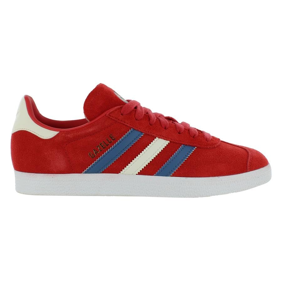 Image of adidas Gazelle Mens Shoes Size 7.5, Color: Red /White /Blue-Red