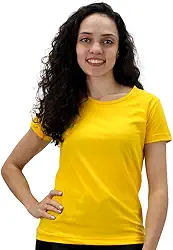 Camiseta Baby Look Feminina Básica Lisa 100% Algodão