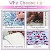CVFASH Dragon On A Lone Rock Diamond Art Painting Kits for Adults, Animal 5d Diamond Painting Dots Art Kits for Adults Beginner,Home Wall Decor 12 * 16Inch #4