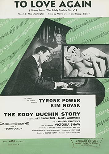 To Love Again: Theme From Movie "From The Eddy Duchin Story", Single Songbook image 2