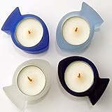 teelichthalter fisch weiß Teelichthalter 4 Glasleuchter-Fisch m.Teelicht