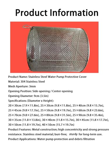 Panier filtrant pour pompe avec grille de 3 mm et ouverture centrale efficace - 3