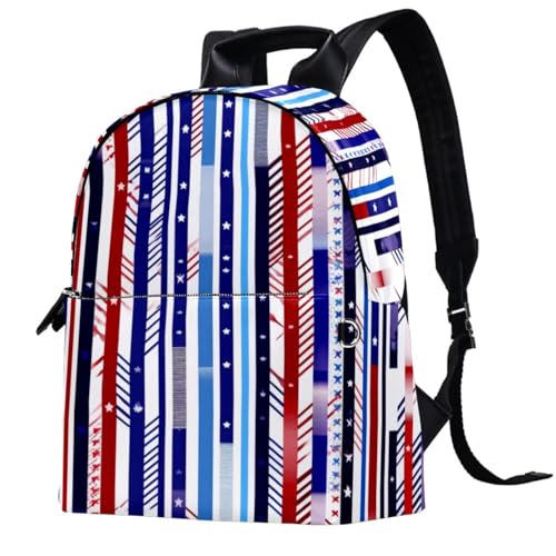 Sac à dos voyage homme femme rayures bleues rouges Z7a4lb47vcpnlu