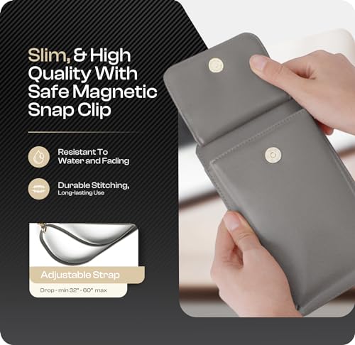 Image of Claasico Crossbody Phone Purse for Women - RFID Phone Case Wallet w /Magnetic Closure & Separate Zipper Pocket Crossbody Bag
