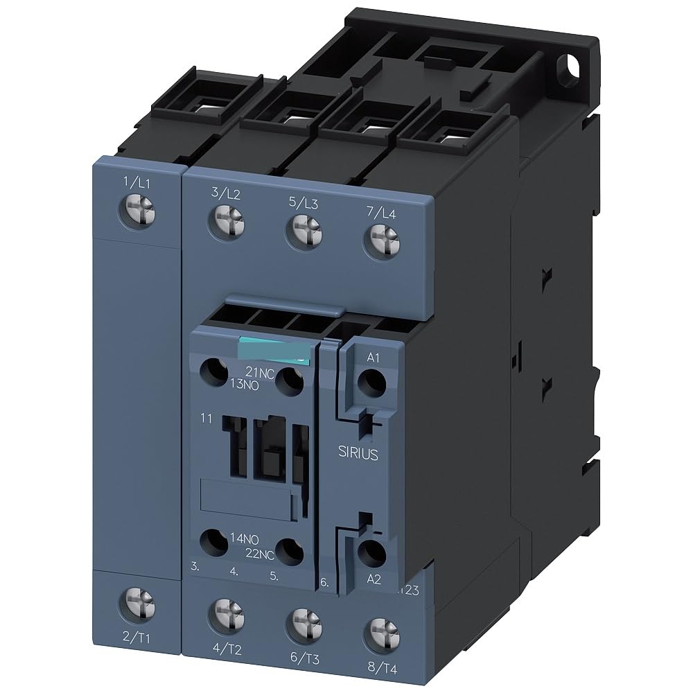 AYNRJKKX Contactor AC-1 60 A/400 V/40 °C S2 4-Pole 20-33V AC/DC 1NO+1NC 3RT2336-1NB30