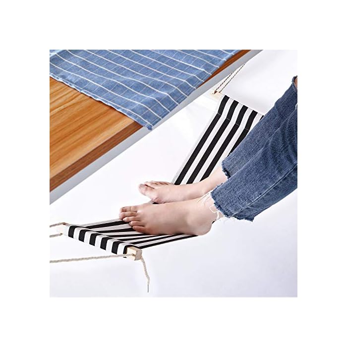 Buy Office Foot Hammock Under Desk, Adjustable Desk Foot Rest Stand