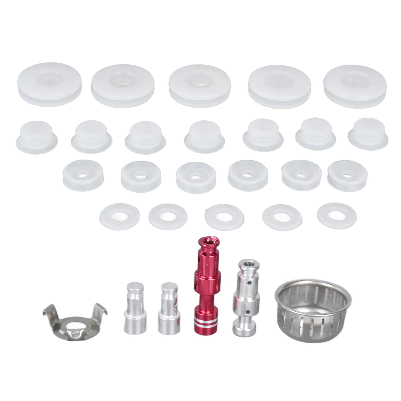 Semme Valves for Multipurpose Pressure Cooker, Valve Gasket Set, Valve Silicone Easy to Install Pressure Cooker Floater Kit for Kitchen and Home
