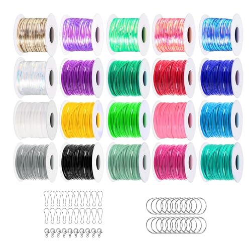 Bracelets artisanaux faits à la main avec kit cordons et mousquetons