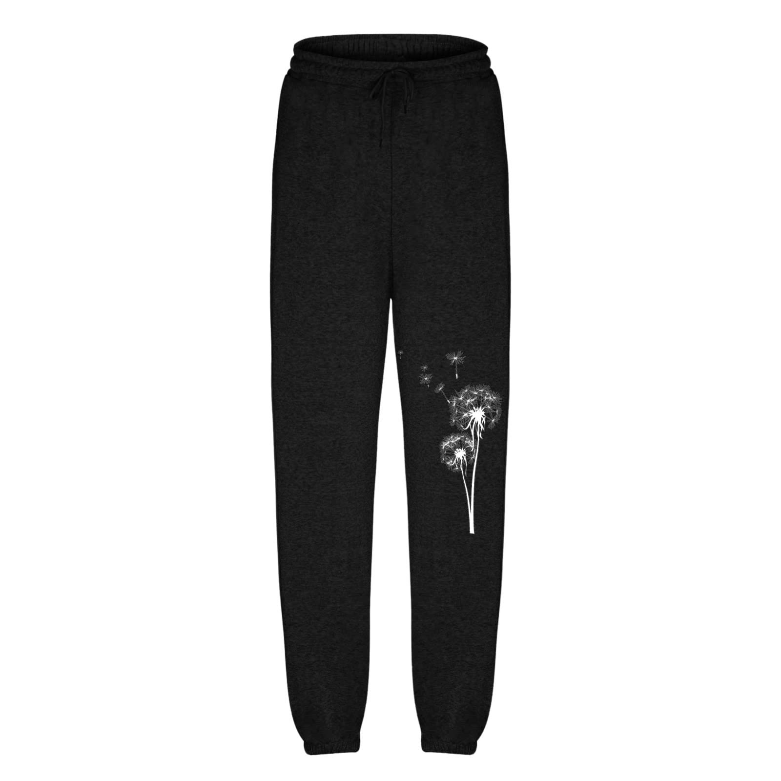 Sweatpants Womens Workout Pants High Waisted Drawstring Wide Leg Harem Pants Cinch Bottom Athletic Joggers w Pockets