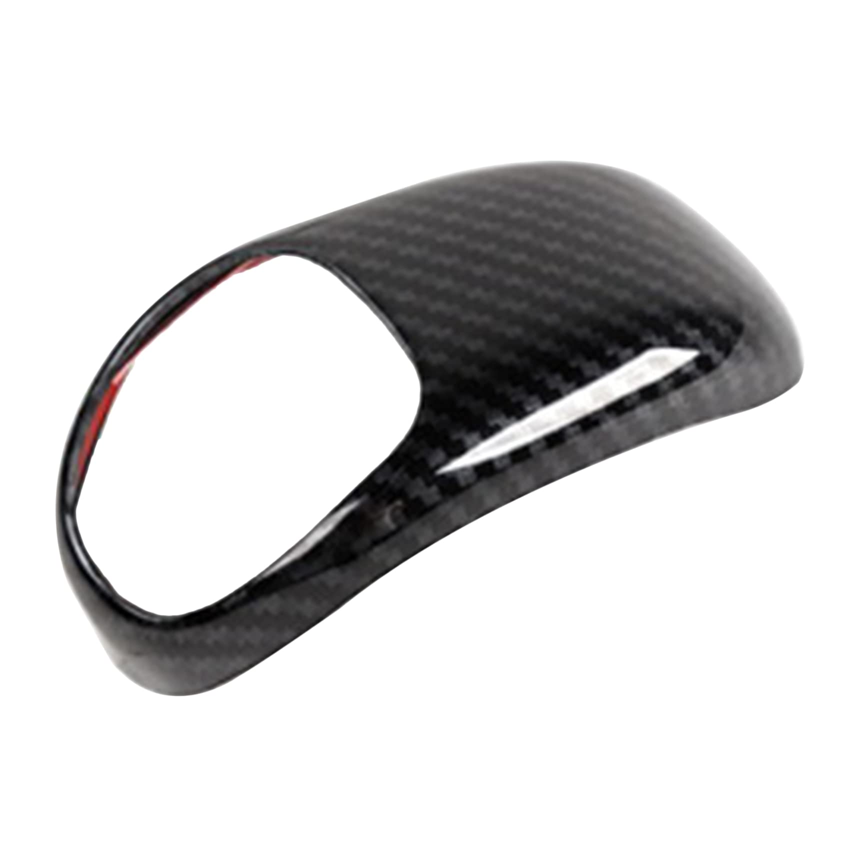 Littimoon for Grand 2014-2015 Carbon Fiber Gear Shift Knob Shifter Lever Cover Trim Decoration