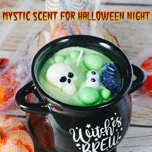 Kederwa Boo Basket Stuffers for Women, Halloween Boo Basket Gifts 14OZ Witch Brew Scented Candle Up to 60 Hours Burn Time Boo Basket Gifts for Girls - image 7