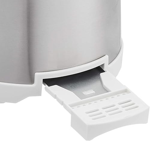 Miniatura 5 de Tienda Basics Tostadora de 2 ranuras, color plata cepillada.