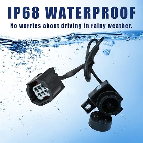 Image of No.56054041AD Rear View Backup Reverse Parking Camera [6 Pins] IP68 HD | Compatible with 2009 2010 Dodge RAM 1500 2500 3500 Pickup 2011 2012 Park Assist Camera Replaces OE# 56054041AC 56054041AA