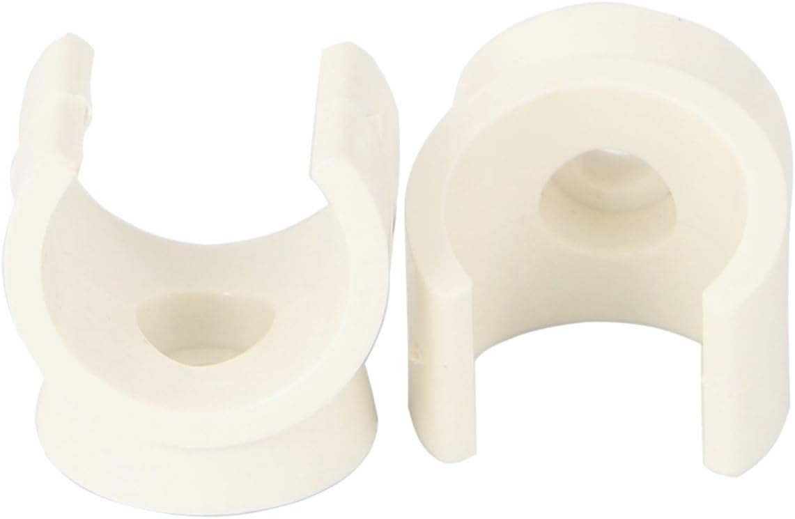 1/2-Inch U-Hook PEX Pipe Holder Talon Clamps 16mm O.D. Pipe Support 10-Pack White