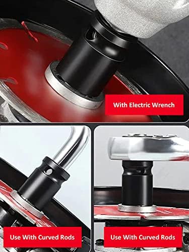 Hands DIY 2Pcs Angle Grinder Socket Wrench Manual Electric Wrench Sleeve Steel Sturdy Easy Release Socket Wrench Durable Angle Grinder Thread Adapter