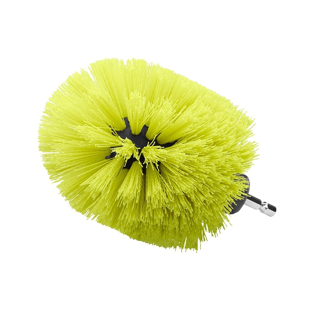 RYOBI 4-teiliges Mehrzweck-Reinigungsbürsten-Set, weiche, mittelharte Borsten