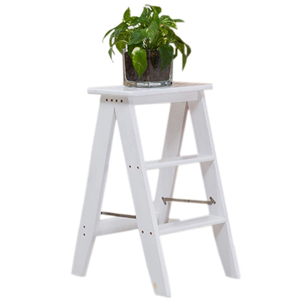 Étagère à fleurs portable et tabouret pliant pour balcon et salon