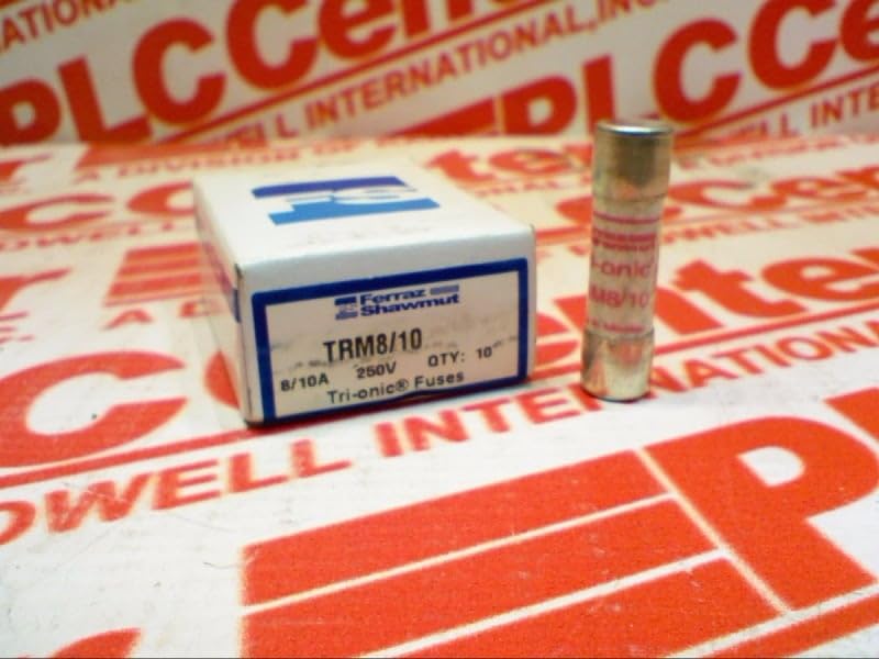 FERRAZ SHAWMUT TRM-8/10-10 Fuse 8/10AMP 250V TIME DELAY 10/Box