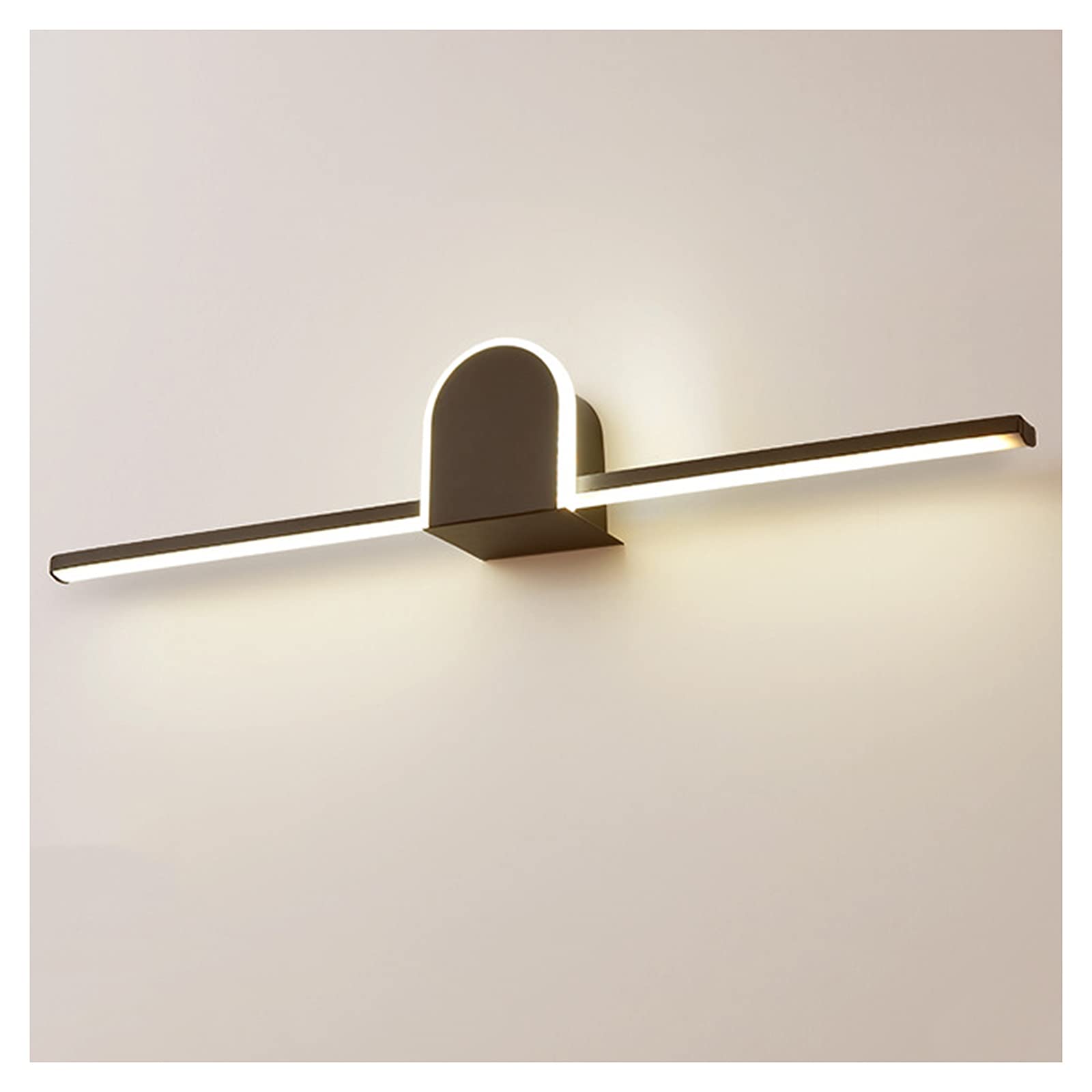 Höflichkeitsbeleuchtung Einfache LED Spiegel Frontlichter Europäischer und amerikanischer Stil Kreative Schwarz Home Wohnung Badezimmer Wasserdicht Nebel Kommode Make-up Wandleuchte