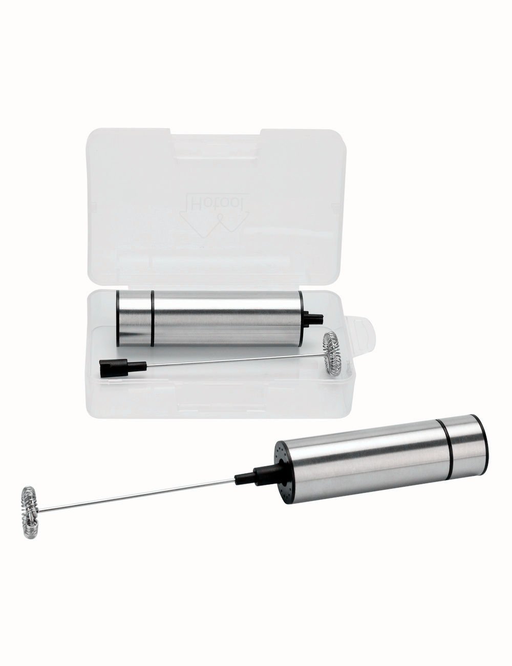 Milk Frother - Stainless Steel Electric Foam Maker with Case for Coffee Tea Chocolate Milk Latte Bar Kitchen Home Cappuccino Drink Mixer