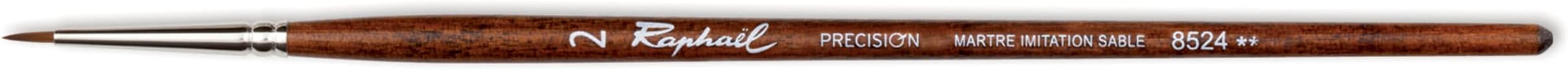 Raphael Precision Imitation Sable Brush, Retouching, Short Handle, 2